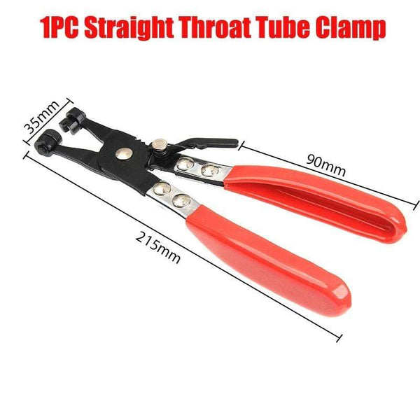 Planet Gates 115PCS Zinc Plated 6-22mm Spring Hose Clamps + 1PC Straight Throat Tube Clamp Band Clamp Metal Fastener Assortment Kit with Box