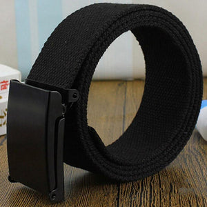 Men Belt  Fashion Unisex Army Tactical Waist Belt Jeans Male Casual Luxury Canvas Webbing Waistband Ceinture Femme