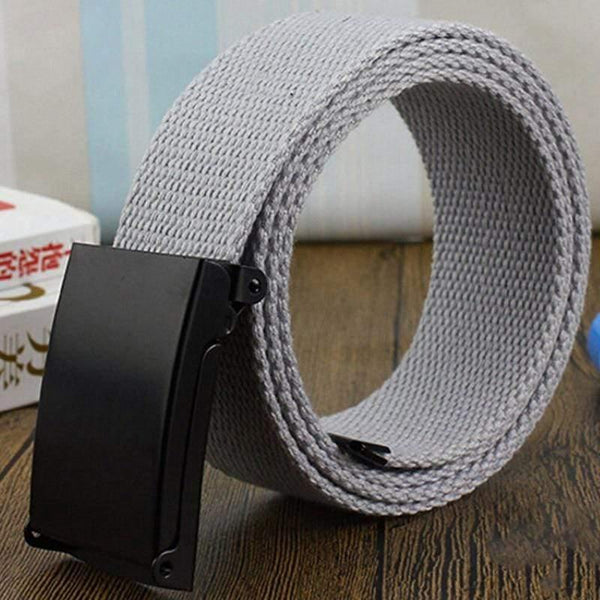 Men Belt  Fashion Unisex Army Tactical Waist Belt Jeans Male Casual Luxury Canvas Webbing Waistband Ceinture Femme