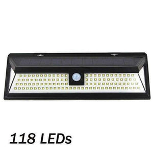 Planet Gates 118 LEDs 136/90/118 LED Solar Wall Lamp Motion Sensor PIR LED Solar Path Lights Waterproof IP65 Outdoor Lighting Garden Street Wall Light