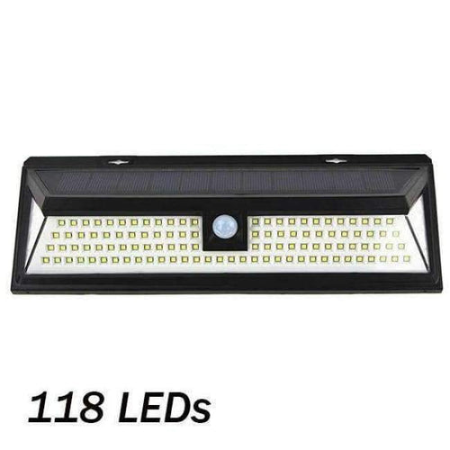 Planet Gates 118 LEDs 136/90/118 LED Solar Wall Lamp Motion Sensor PIR LED Solar Path Lights Waterproof IP65 Outdoor Lighting Garden Street Wall Light