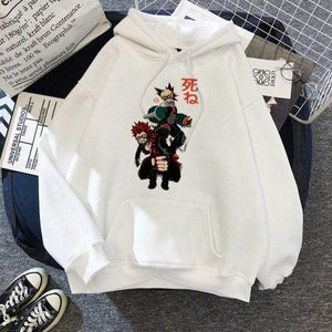 Planet Gates 11800 / S Academia Hoodies Japanese Anime Bakugou Katsuki Men Hoodie Boku No Hero Academia Streetwear Casual Harajuku Sweatshirts