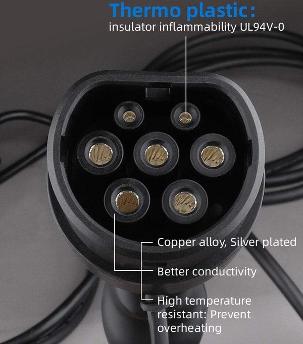 Planet Gates 11KW 16A 3 Phase Replaceable Charger EV Wallbox Fast Charging Exchangeable plug CEE 5 pin EVSE