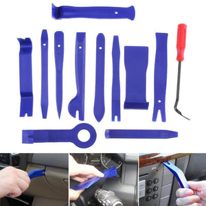Planet Gates 11pcs 11/12pcs Car Disassembly Tools DVD Stereo Refit Kits Interior Plastic Trim Panel Dashboard Installation Removal Repair Tools
