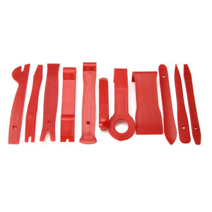 Planet Gates 11PCS Auto Car Radio Door Clip Panel Trim Dash Audio Removal Installer Pry Tool for Tire Repair Tools