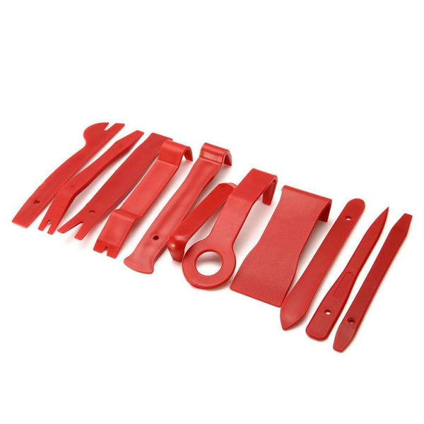 Planet Gates 11PCS Auto Car Radio Door Clip Panel Trim Dash Audio Removal Installer Pry Tool for Tire Repair Tools