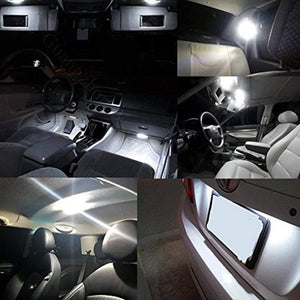 Planet Gates 11pcs CANBUS Error Free LED Interior Light Kit Package for mercedes w203 accessories Dome reading lights2001-2007 white ice blue