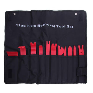 Planet Gates 11pcs Car Pry Repair Tools Kit Auto Door Trim Dashboard Panel Molding Clip Removal Installer Pry Car Repair Tool Set Accessories