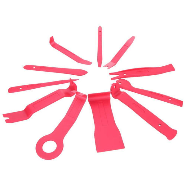 Planet Gates 11pcs Car Pry Repair Tools Kit Auto Door Trim Dashboard Panel Molding Clip Removal Installer Pry Car Repair Tool Set Accessories