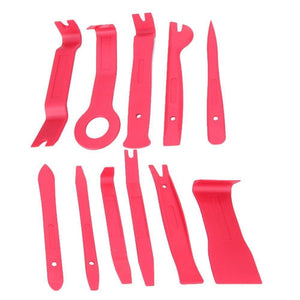 Planet Gates 11pcs Car Pry Repair Tools Kit Auto Door Trim Dashboard Panel Molding Clip Removal Installer Pry Car Repair Tool Set Accessories