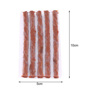 Planet Gates 11Pcs Car Van Motorcycle Bike Emergency Heavy Duty Tubeless Tire Puncture Repair Kit Plug Set Tyre Repair Kit(Knife Random Color