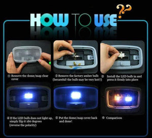 Planet Gates 11Pcs Cool White Canbus LED Car Bulbs Interior Package Kit For Peugeot 407 SW 2004-2010 Map Dome Trunk Glove Box Light