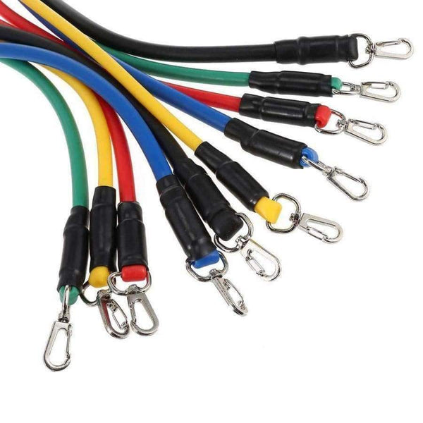 Planet Gates 11pcs/Set Latex Resistance Exercise Fitness Pull Rope Weight Loss Equipment Resistance Bands Body Building Training Workout Yoga
