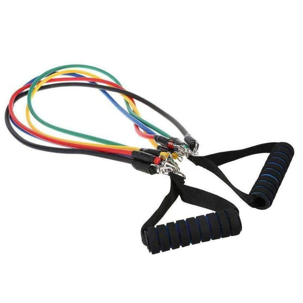 Planet Gates 11pcs/Set Latex Resistance Exercise Fitness Pull Rope Weight Loss Equipment Resistance Bands Body Building Training Workout Yoga