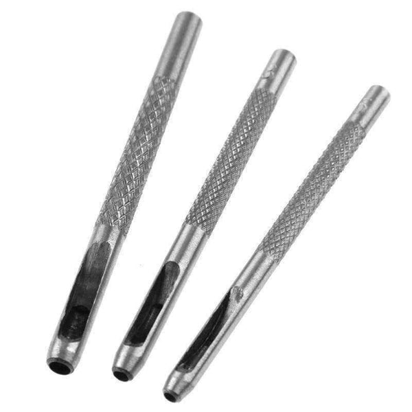 Planet Gates 11pcs/set Metal Leather Tools for Leather Hole Punches Snap Fastener Installation Kit Rivet Setter Base Leather Tool Kit