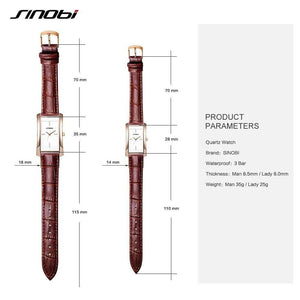 Planet Gates 11S8179G03bulkyB / China Lovers Watch Mens Women Quartz Watches SINOBI Luxury brand relogio masculino couple Lovers watch gitts erkek kol saati AAA Gift