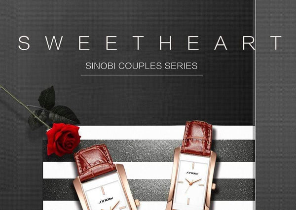 Planet Gates 11S8179G03bulkyB / China Lovers Watch Mens Women Quartz Watches SINOBI Luxury brand relogio masculino couple Lovers watch gitts erkek kol saati AAA Gift