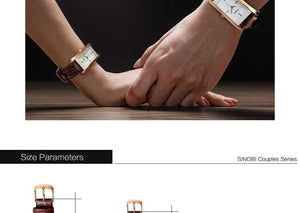 Planet Gates 11S8179G03bulkyB / China Lovers Watch Mens Women Quartz Watches SINOBI Luxury brand relogio masculino couple Lovers watch gitts erkek kol saati AAA Gift