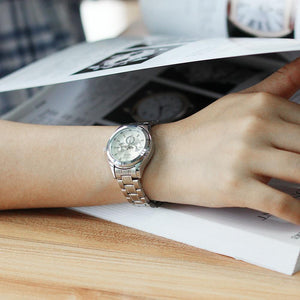 Planet Gates 11S9285L01 Women Watch Elegant Brand Famous Luxury Silver Quartz Watches Ladies Steel Antique Geneva Wristwatches Relogio Gift