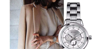 Women Watch Elegant Brand Famous Luxury Silver Quartz Watches Ladies Steel Antique Geneva Wristwatches Relogio Gift - Planet Gates