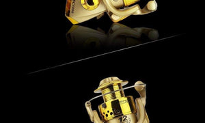 Planet Gates 12 / 1000 Series Plastic Electroplating Head Fishing Reel Casting Rod Wheel 12BB Spinning Reels 1000-7000 Folding Rocker