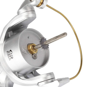 Planet Gates 12 / 1000 Series Spinning Fishing Reel With Fishing Line 12BB Fly Wheel For Fresh/Salt Water Sea Fishing Spinning Reel Carp Fishing