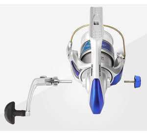 Planet Gates 12 / 1000 Series Spinning Fishing Reel With Fishing Line 12BB Fly Wheel For Fresh/Salt Water Sea Fishing Spinning Reel Carp Fishing