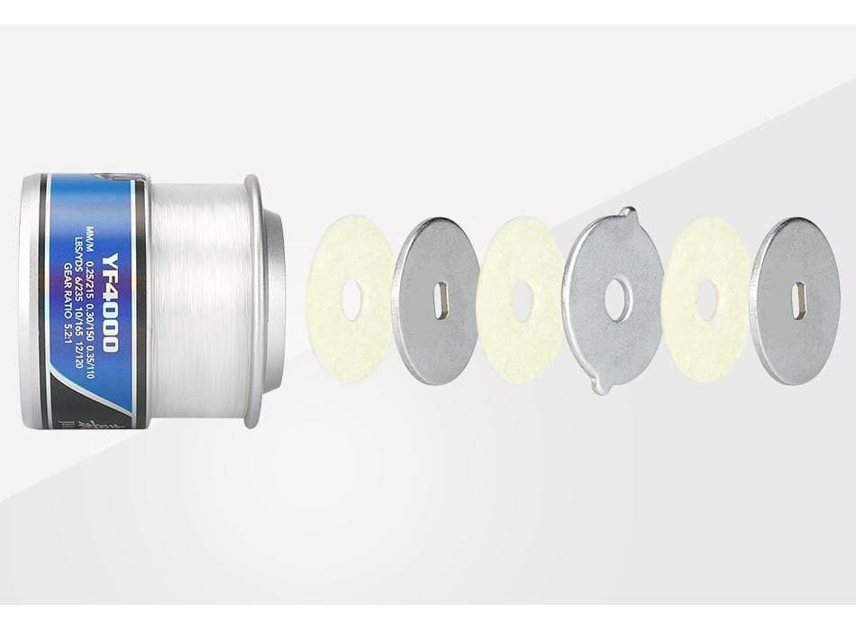 Planet Gates 12 / 1000 Series Spinning Reel Fishing With Fishing Line 12BB Fly Wheel For Fresh/Salt Water Spinning Sea Fishing Reel Carp Fishing