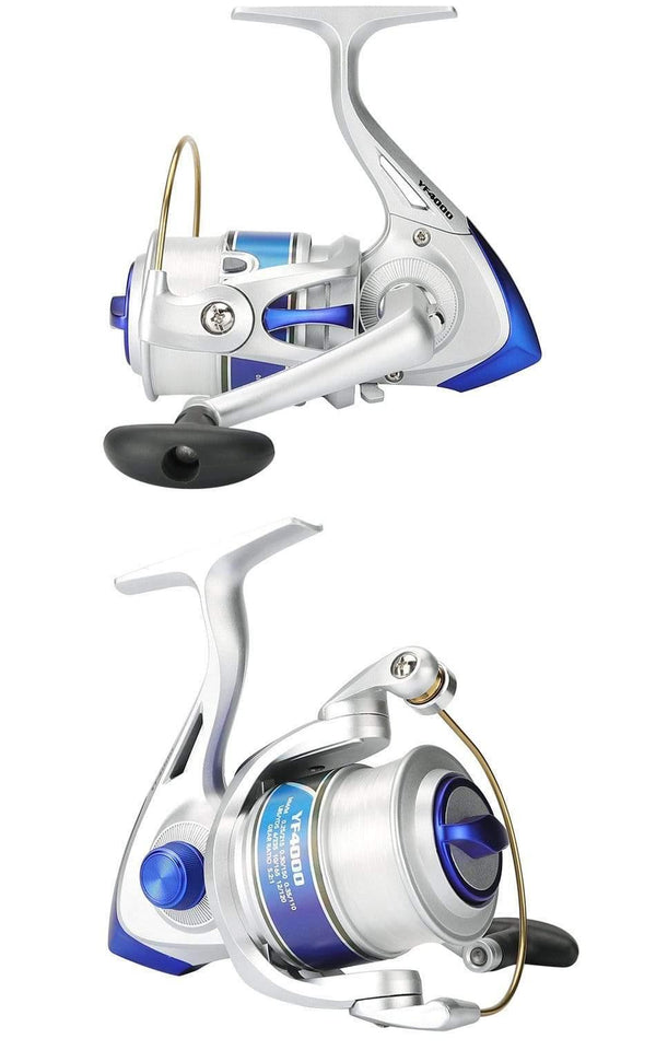 Planet Gates 12 / 1000 Series Spinning Reel Fishing With Fishing Line 12BB Fly Wheel For Fresh/Salt Water Spinning Sea Fishing Reel Carp Fishing