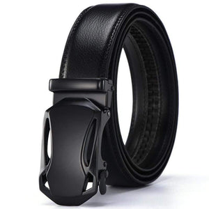 Leather Belt Business Trouser Strap Pant Ceinture  Cow Skin Automatic Buckle Cowhide Men Belts