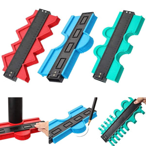 12/14/25/50cm Multi-functional Contour Profile Gauge Tiling Laminate Tiles Edge Shaping Wood Measure Ruler Tiles