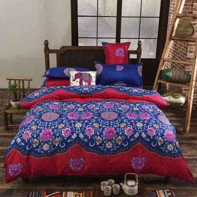 Planet Gates 1 / 150x200 3PCS / China Bedding Sets Sheet Pillowcase Duvet Cover Sets Soft Polyester Queen King Size Traditional Bohemian Home Textile Bedroom 3/4 PCS
