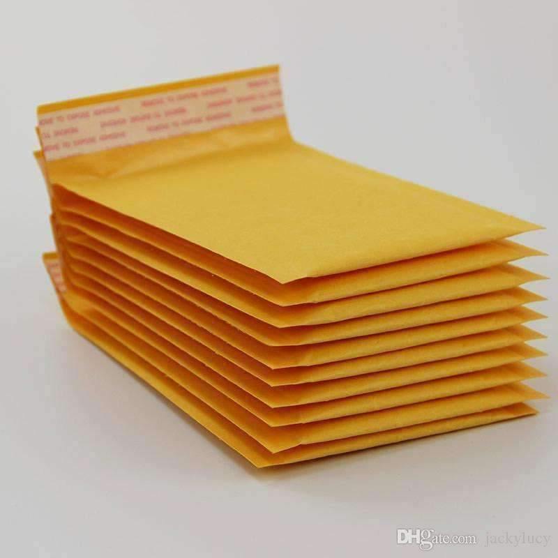 Planet Gates 12*16 CM+40mm Kraft Paper Mail Envelope Bag PE Bubble Padded Envelopes Packing Bags Shipping Supplies Top Quality Free Delivery