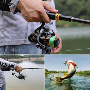 Planet Gates 12+1BB Fishing Reel 1000-5000 Drag 12kg Spinning Reel Saltwater Reel for Carp Reel Fishing Pesca and Free Spool