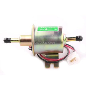 Planet Gates 12/24V HEP-02A Universal Electric Fuel Pump Low Pressure Bolt Fixing Wire Diesel Petrol For Boat Carburetor Motorcycle ATV Car