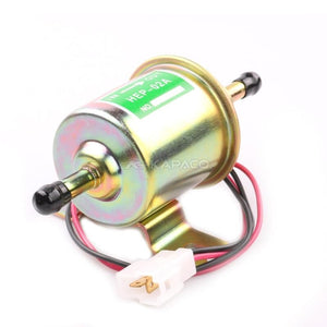 Planet Gates 12/24V HEP-02A Universal Electric Fuel Pump Low Pressure Bolt Fixing Wire Diesel Petrol For Boat Carburetor Motorcycle ATV Car