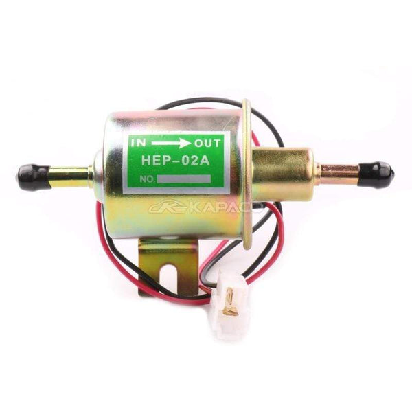 Planet Gates 12/24V HEP-02A Universal Electric Fuel Pump Low Pressure Bolt Fixing Wire Diesel Petrol For Boat Carburetor Motorcycle ATV Car