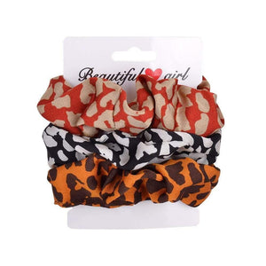 3Pcs/set Women Vintage Hair Scrunchies Velvet Scrunchie Set Elastic Hair Bands Girls Headband Ponytail Hair Rope Hair Accessorie