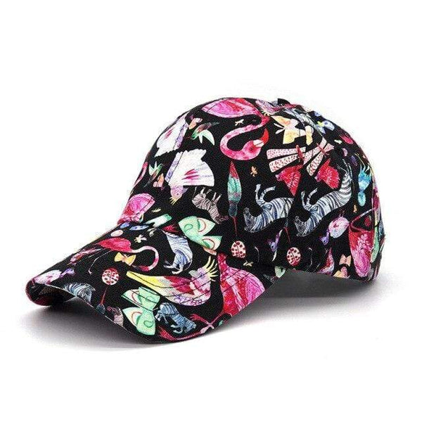 Planet Gates 12 / 56-58cm Outdoor Sport Baseball Cap Spring Summer Floral Print Adjustable Men Women Caps Fashion Hip Hop Hat