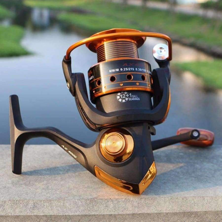 Planet Gates 12 / 7000 Series Fishing Reels Jigging Full Metal Spinning Reels EF1000-7000 12BB 5.2: 1 Fishing Reels Spinning Fishing Tools Accessories