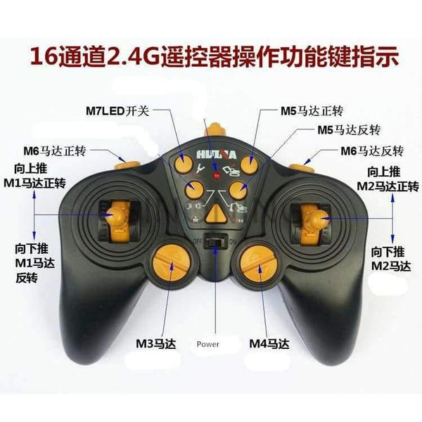 Planet Gates 12 CH high-power 2.4G remote control and receiver car ship Tank excavator DIY 6-15v