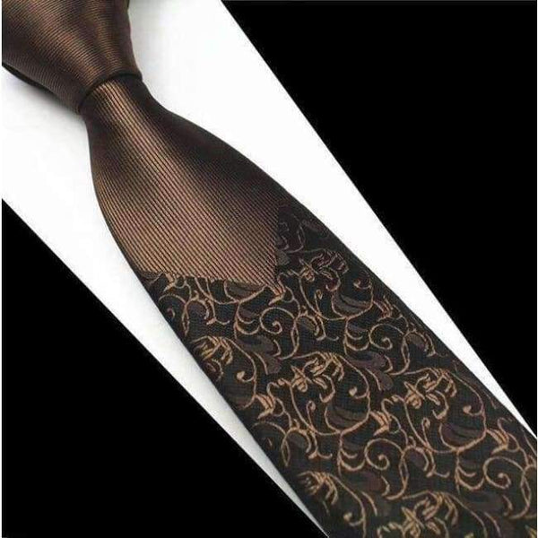 Planet Gates 12 GUSLESON New Skinny Mens Ties Luxury Man Floral Dot Neckties Hombre 6 cm Gravata Slim Tie Classic Business Casual Tie For Men