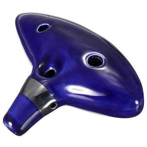 Planet Gates 12 Hole Ocarina Kiln-fired Ceramic Alto C Legend of Ocarina Flute Blue Instrument Woodwind Musical Instruments