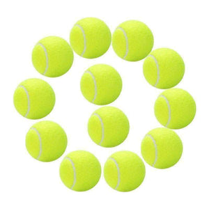 Planet Gates 12 Pack Tennis Balls Training Yellow Tennis Balls For Lessons Practice,Playing With Pets Tennis Accessories Carrying Bag