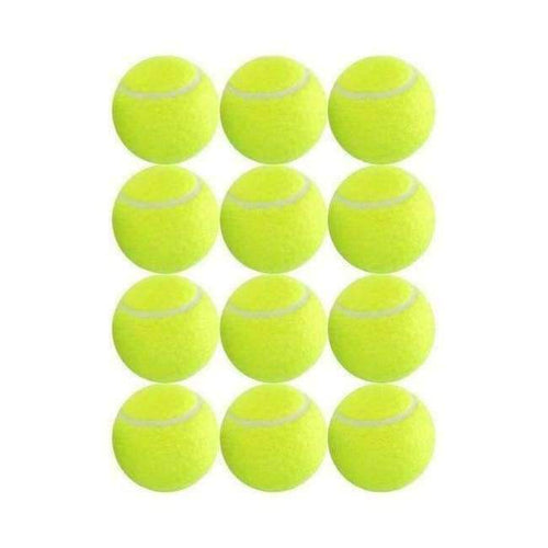 Planet Gates 12 Pack Tennis Balls Training Yellow Tennis Balls For Lessons Practice,Playing With Pets Tennis Accessories Carrying Bag