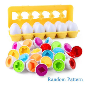Planet Gates 12 PCS EGGS 12PCS Montessori Learning Education Math Toys Kids Match Smart Eggs Screws 3D Puzzle Game For Children Educational Toys