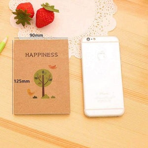 Planet Gates 12 pcs/lot 12x9cm Vintage Happiness Birds And Flower Min Diary Notebook Writing Pads Office School Supplies