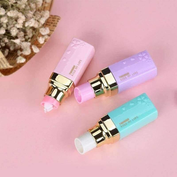 Planet Gates 12 pcs/lot Lipstick correction tape Kawaii 8m Decorative tape gift Novelty stationery office school supplies estojo gifts
