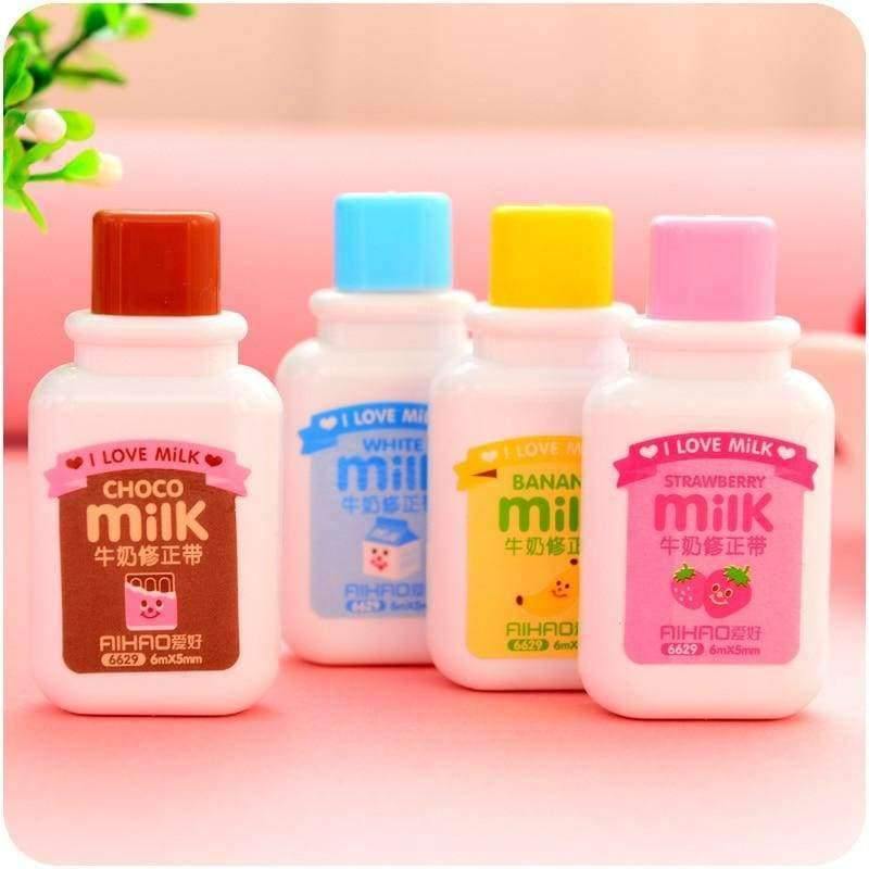 Planet Gates 12 pcs/Lot Milk bottle correction tapes Kawaii stationery Office accessories School supply material escolar papeleria 6847