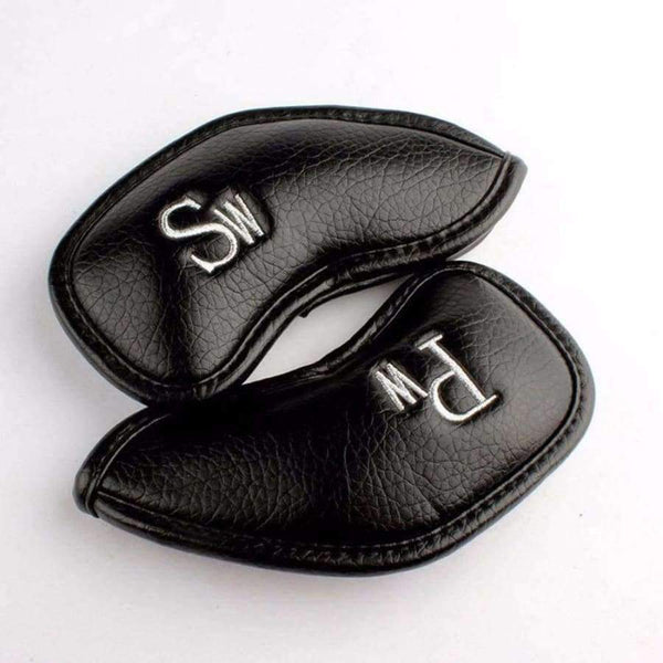 Planet Gates 12 PCS/Set Exquisite PU Golf Club Iron Head Covers Protector Golf Head cover Sets Iron Club Head Cover Accessories